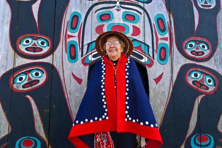 A Tlingit tribal elder.