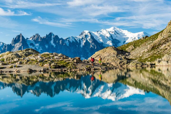 Mont Blanc lake.