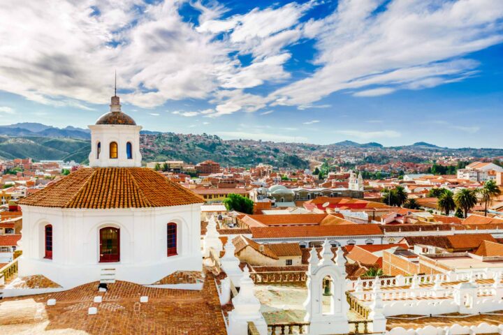 A rooftop view from San Felipe de Neri.