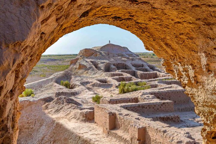 Ruins in Uzbekistan.