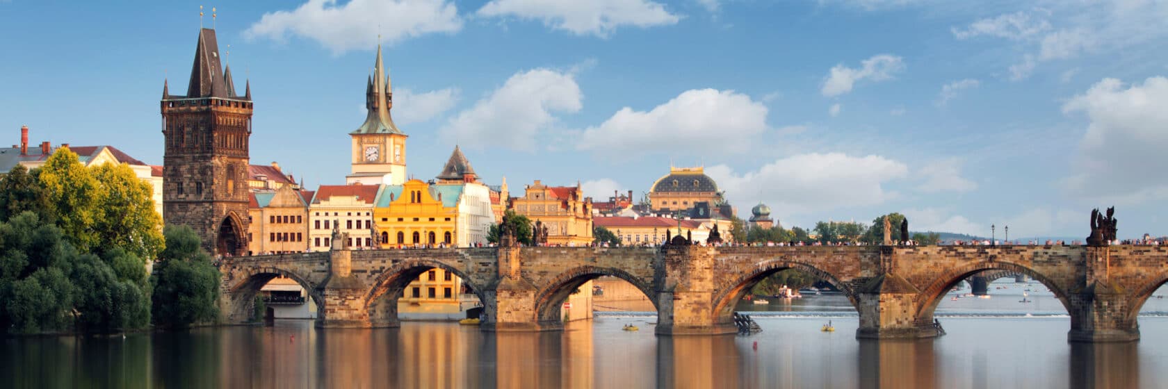 Charles bridge in Prague, Czech Republic.