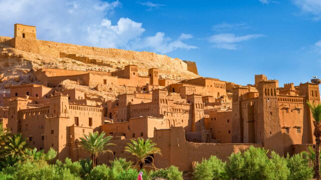 The magnificent fort of the Kasbah Ait Benhaddou.